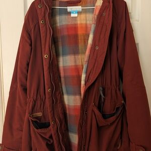 Columbia Winter Jacket with Plaid Lining
